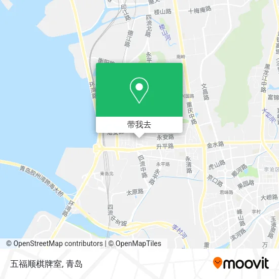 五福顺棋牌室地图