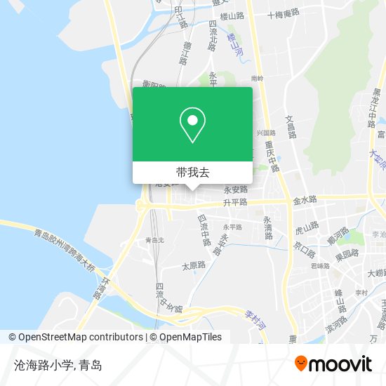 沧海路小学地图