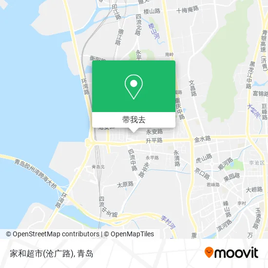 家和超市(沧广路)地图