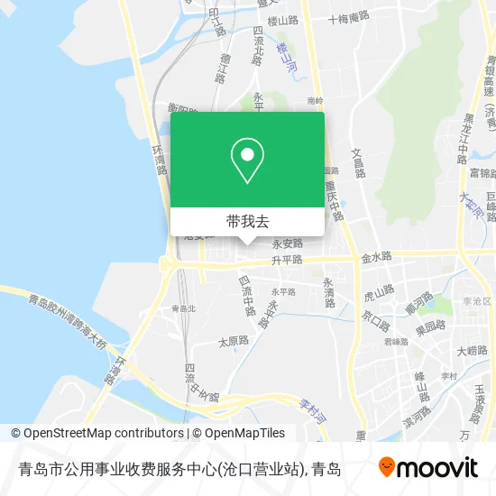 青岛市公用事业收费服务中心(沧口营业站)地图