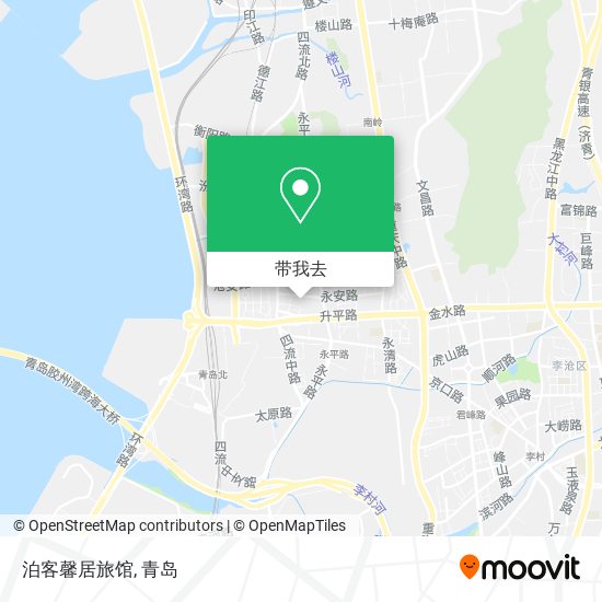 泊客馨居旅馆地图