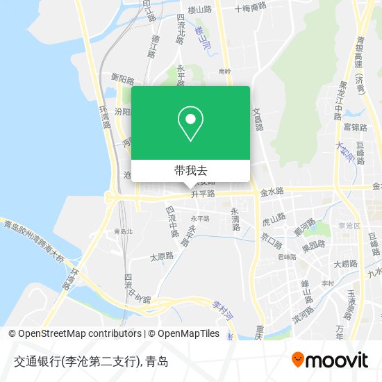 交通银行(李沧第二支行)地图