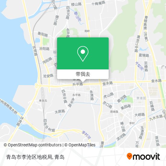 青岛市李沧区地税局地图