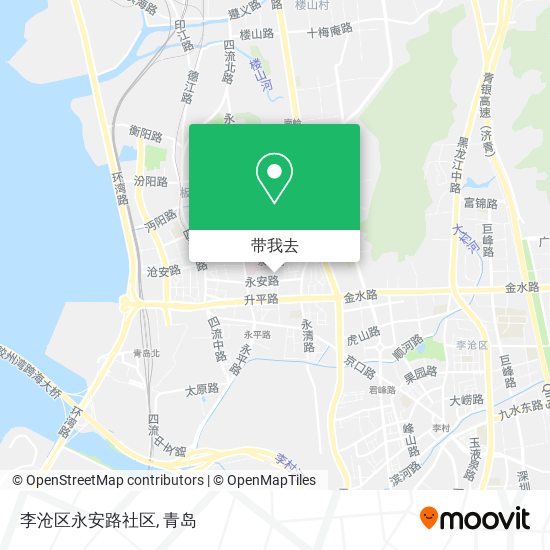 李沧区永安路社区地图