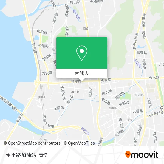永平路加油站地图
