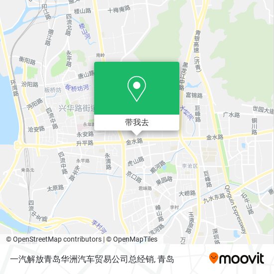 一汽解放青岛华洲汽车贸易公司总经销地图