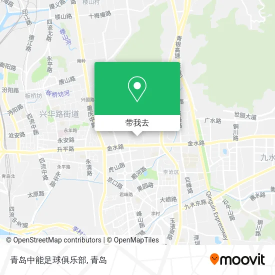 青岛中能足球俱乐部地图