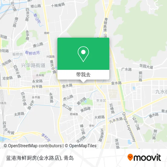 蓝港海鲜厨房(金水路店)地图