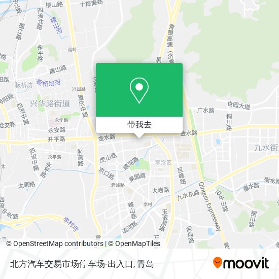 北方汽车交易市场停车场-出入口地图