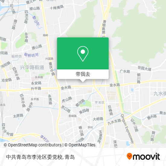 中共青岛市李沧区委党校地图