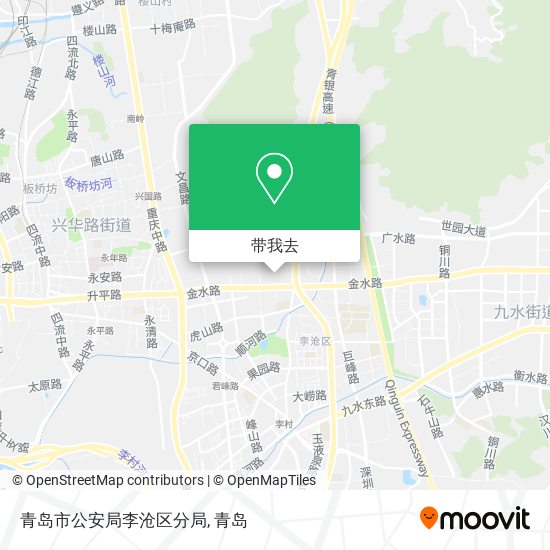 青岛市公安局李沧区分局地图