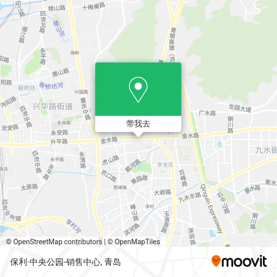 保利·中央公园-销售中心地图