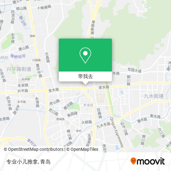 专业小儿推拿地图