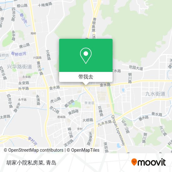 胡家小院私房菜地图