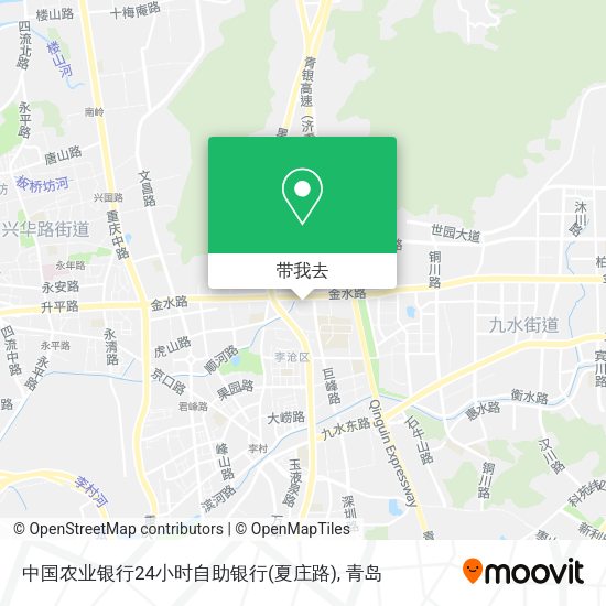 中国农业银行24小时自助银行(夏庄路)地图