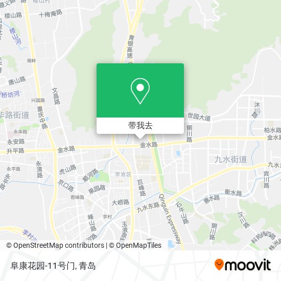 阜康花园-11号门地图