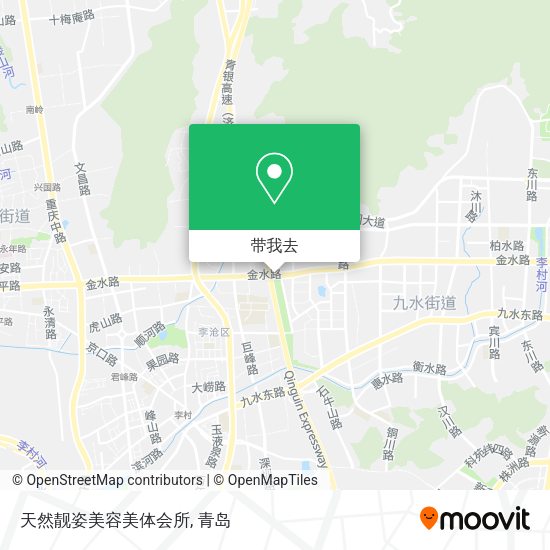 天然靓姿美容美体会所地图