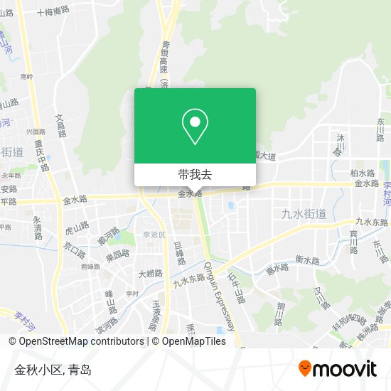 金秋小区地图
