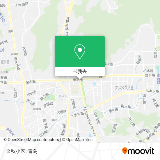 金秋小区地图