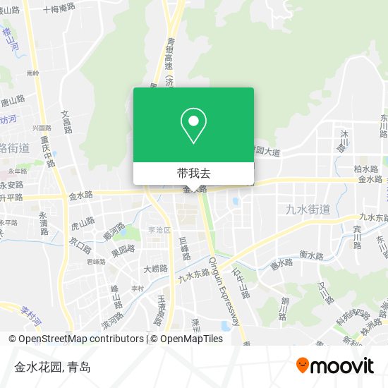 金水花园地图