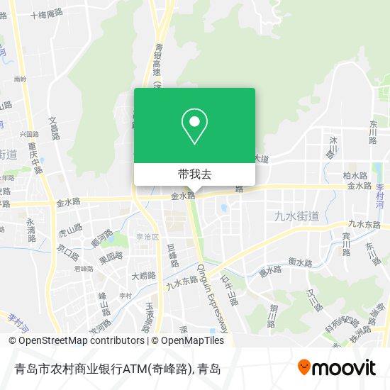 青岛市农村商业银行ATM(奇峰路)地图
