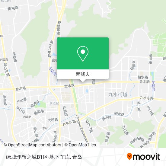 绿城理想之城B1区-地下车库地图