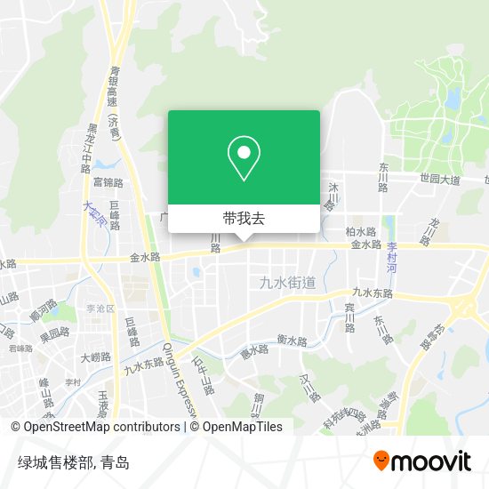 绿城售楼部地图