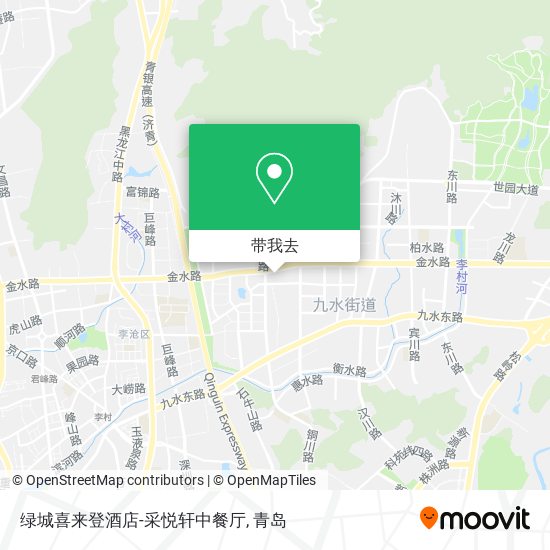 绿城喜来登酒店-采悦轩中餐厅地图
