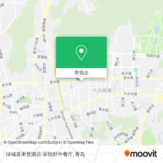 绿城喜来登酒店-采悦轩中餐厅地图