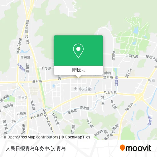 人民日报青岛印务中心地图