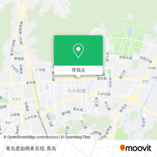 青岛君如商务宾馆地图