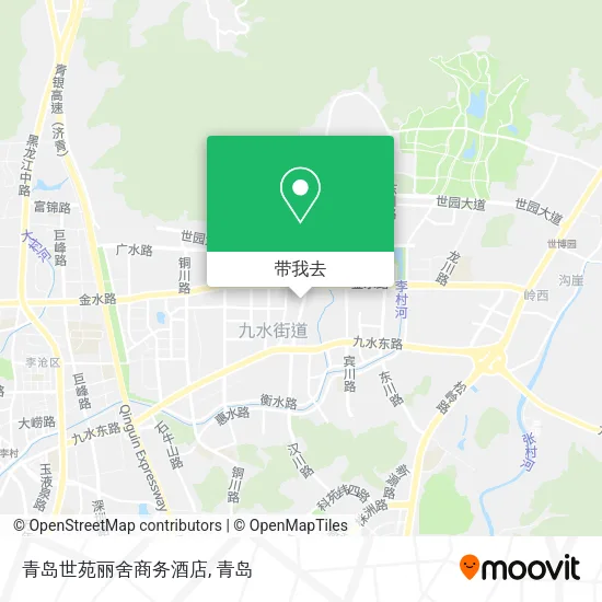 青岛世苑丽舍商务酒店地图