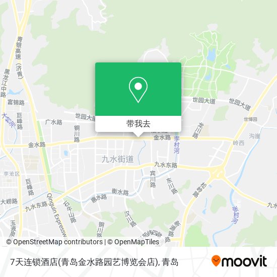 7天连锁酒店(青岛金水路园艺博览会店)地图
