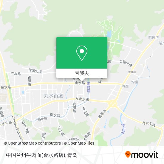 中国兰州牛肉面(金水路店)地图