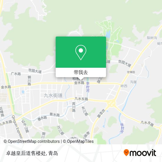 卓越皇后道售楼处地图