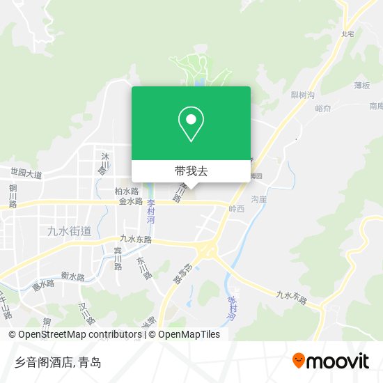 乡音阁酒店地图