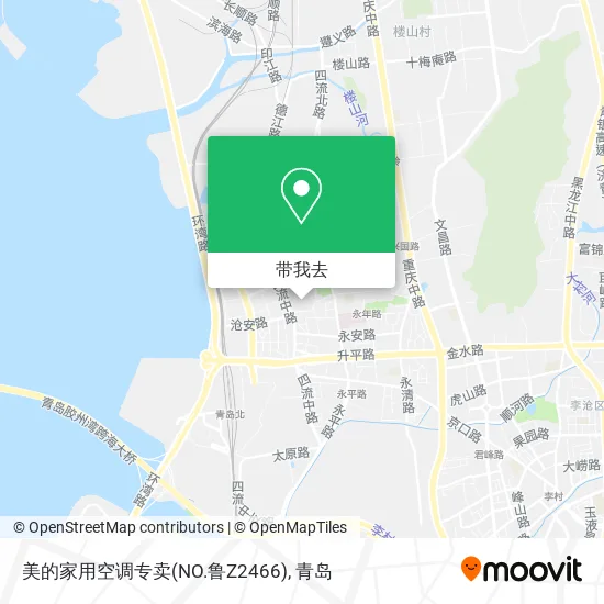 美的家用空调专卖(NO.鲁Z2466)地图
