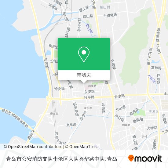 青岛市公安消防支队李沧区大队兴华路中队地图