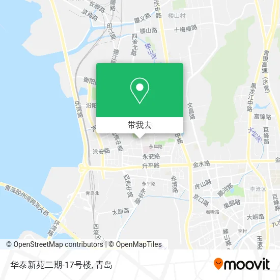 华泰新苑二期-17号楼地图