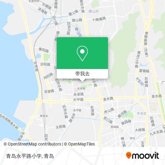 青岛永平路小学地图