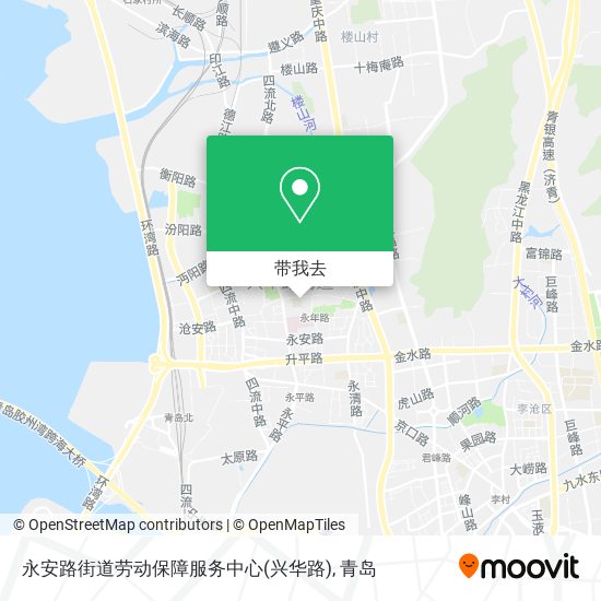 永安路街道劳动保障服务中心(兴华路)地图