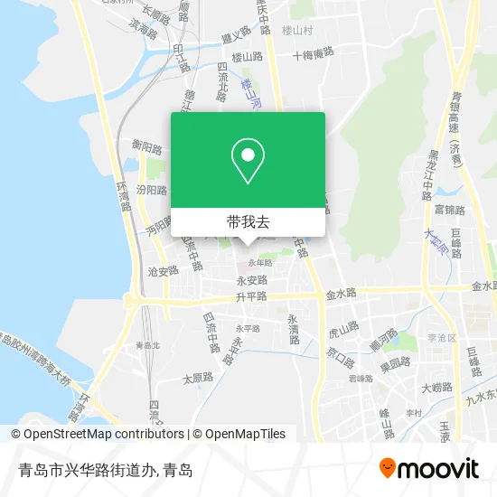 青岛市兴华路街道办地图