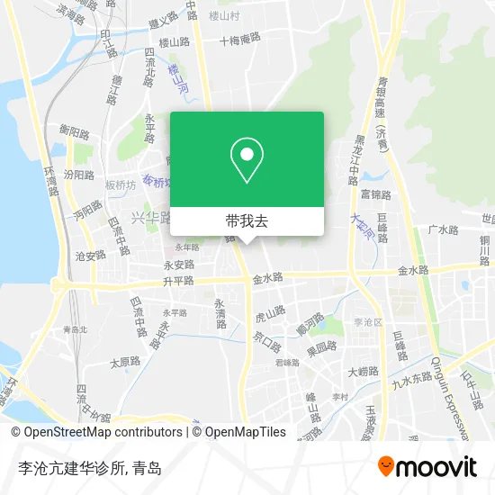 李沧亢建华诊所地图
