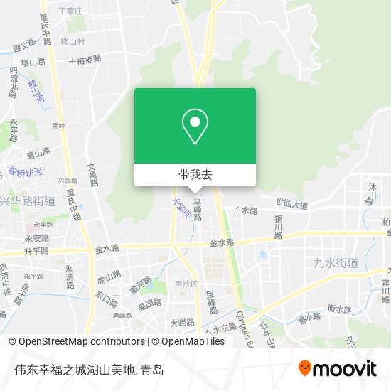 伟东幸福之城湖山美地地图