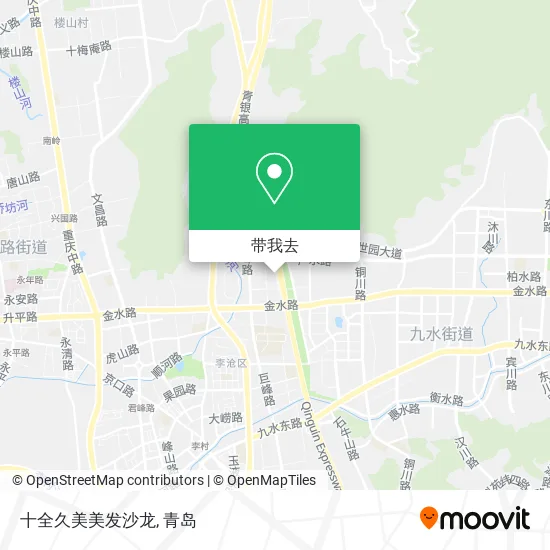 十全久美美发沙龙地图