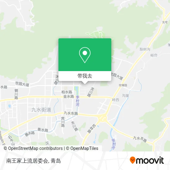 南王家上流居委会地图