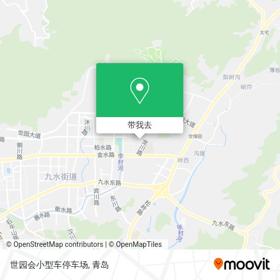 世园会小型车停车场地图