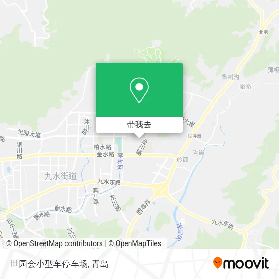世园会小型车停车场地图