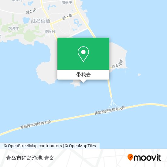 青岛市红岛渔港地图
