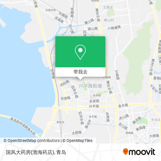 国风大药房(渤海药店)地图